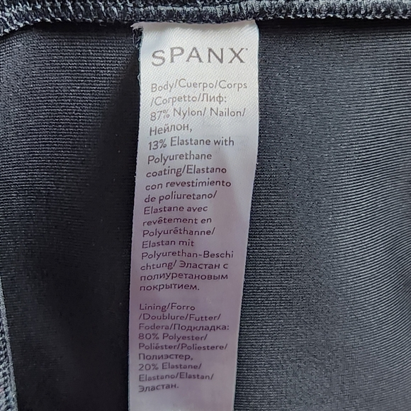 SPANX SPANXshape Black Faux Leather High Waisted Leggings Women's Size Small - Picture 9 of 15